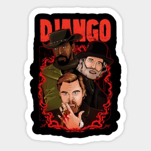 DJANGO UNCHAINED Sticker